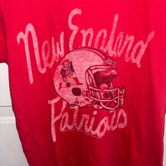 Junk Food New England Patriots Red Graphic Tee Women’s M Vintage Style USA - Picture 2 of 6